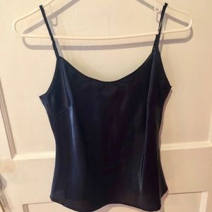 Lovely Navy Sateen Cami